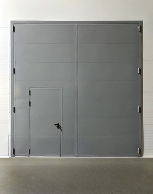 Огнестойкие ворота с дверью Огнестойкие ворота с дверью