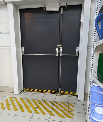 Дверь с ручками-перекладинами