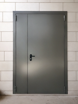 Полуторная огнеупорная дверь