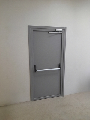 Дверь Антипаника серого цвета Дверь Антипаника серого цвета