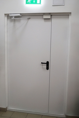 С доводчиком и электромагнитным замком