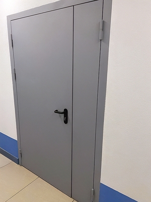 Дверь ei-60 серого цвета