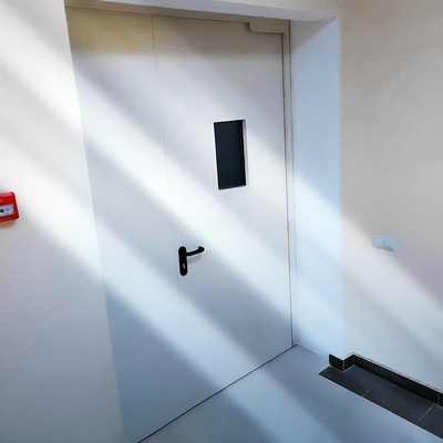 Полуторная дверь с окном