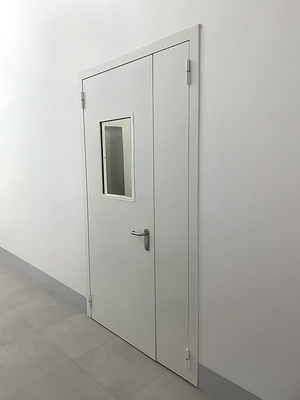 Остекленная полуторная дверь