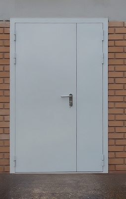 Полуторная глухая дверь