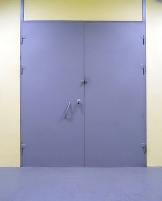 Широкая техническая дверь