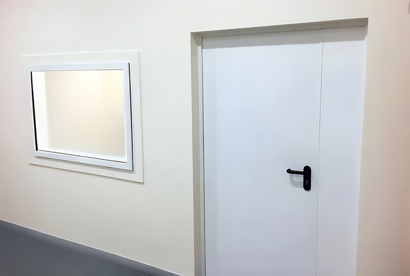 Огнестойкая полуторная дверь