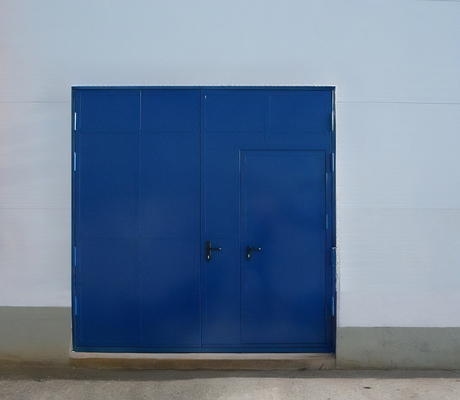 Синие огнеупорные ворота