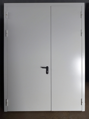 Двустворчатая огнеупорная дверь
