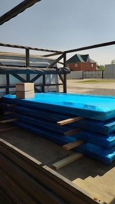 Изделия на площадке перед монтажом Изделия на площадке перед монтажом